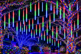 192-LED USB Meteor Shower Lights 8-Tube Multicolor