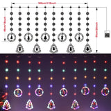 NNETM Starry Splendor: Festive Christmas Curtain Lights