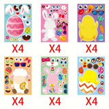 NNETM Easter Bunny Stickers Set for Egg Decorating & Crafts