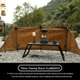 NNETM Camping Stove with Glass Window