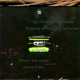 NNETM Haunted Resin Tombstone: Illuminated Graveyard Décor with LED Lights