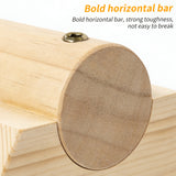 Solid Wood Balance Beam for Stability and Stretching Training