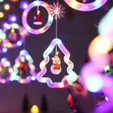 NNETM Starry Splendor: Festive Christmas Curtain Lights