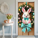 NNETM Easter Bunny Wreath Door Banner