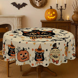 Halloween Tablecloth 60 × 120 in / 152 × 305 cm Polyester Rectangular