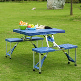 NNETM Folding Camping Table with Storage Mesh