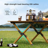 NNETM Unleashing the Magic of the Outdoor Double-sided Folding Table