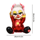 NNETM Talking Skull Clown Halloween Decoration