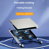 NNETM Gaming Laptop Cooling Pad with 4 Fans & Adjustable Stand