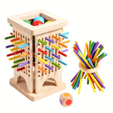 Wooden Stick Pulling Educational Strategy Board Game