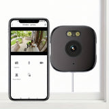NNETM Window Security Camera with AI Motion Detection (3MP HD)