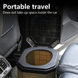 NNETM Portable Folding RV Toilet Emergency Camping Toilet