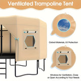 NNETM Trampoline Tent Round with UV Protection