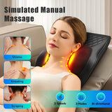 NNETM Cordless 3D Massage Pillow with Heat - Black