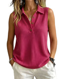 Women's Sleeveless Polo Top