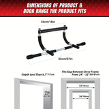NNETM Portable Pull Up Bar Set for Body Fitness and Grip Strength Training