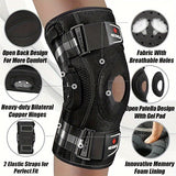 NNETM Professional Hinged Knee Support Brace