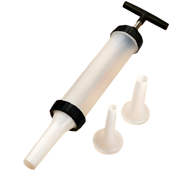 NNETM Manual Sausage Maker Kit Handheld Salami Filler