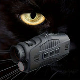 NNETM ABS R11 Night Vision Monocular - All Black Vision, 5x Digital Zoom, 984ft Range, 1080P Video, USB Charging