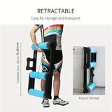 NNETM Quiet Indoor Cycling Trainer Rollers - Adjustable Resistance(Blue)