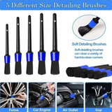 22-Piece Professional Car Detailing Kit – Car Wash & Maintenance Tool Set with Polishing Sponges, Detail Brushes & Wash Mitt