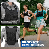 NNETM Hydration Backpack MOLLE Hiking Running Cycling Chest Pack