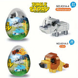 NNETM Easter Forest Animal Egg Building Blocks Set (6pcs)