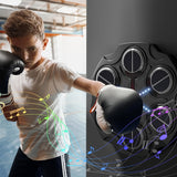 NNETM Wall-Mounted Smart Boxing Game with LED & Gloves