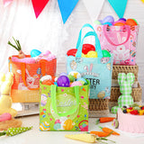 NNETM Reusable Non-Woven Easter Bags 18pcs Spring Party Supplies