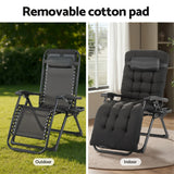 NNETM Zero Gravity Reclining Chair – Foldable Outdoor Sun Lounger for Camping & Patio