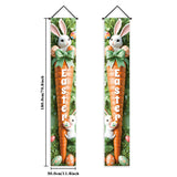 NNETM Easter Rabbit Door Banner Set for Entryway Decor