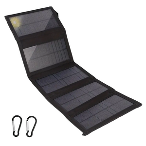 NNETM Portable Solar Foldable Charging Pack 35W USB 5V Output - Black