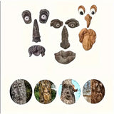 NNETM 3Pcs Tree Faces - Tree Hugger Statues
