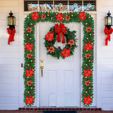 NNETM Enchanted Glow: Battery-Powered Artificial Christmas Garland Lights