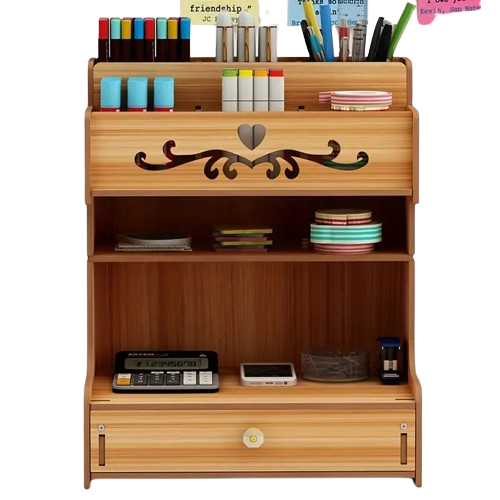 NNETM Stay clutter-free with the help of our adaptable Wooden Drawer Organizer