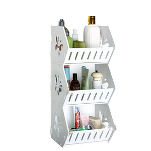 NNETM Vinyl Hanging Bathroom Storage Rack - Shelf Butterfly Large