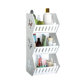 NNETM Vinyl Hanging Bathroom Storage Rack - Shelf Butterfly Large