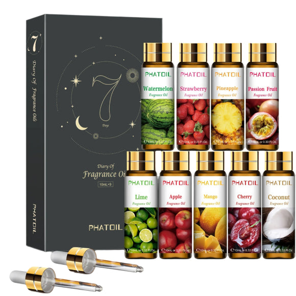 NNETM 9pcs Fragrance Oil Set for Diffusers & Soap Making
