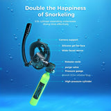NNETM Diving Set with 0.5L Tank and Camera Mount