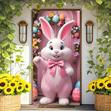 NNETM Charming Pink Easter Bunny Party Banner