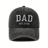 Men's DAD EST. Embroidered Baseball Cap