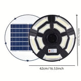 NNETM Solar UFO Street Lamp with Remote Sensor (750LED)