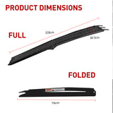 NNEDPE Aluminium ATV Loading Ramp Foldable - Black