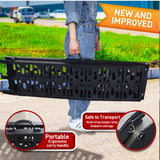 NNEDPE Aluminium ATV Loading Ramp Foldable - Black