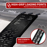 NNEDPE Aluminium ATV Loading Ramp Foldable - Black