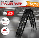 NNEDPE Aluminium ATV Loading Ramp Foldable - Black