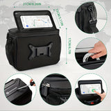 NNETM Bicycle Handlebar Bag with Phone Case Mount