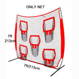NNETM Football Outdoor Target Throwing Net with 5 Pockets