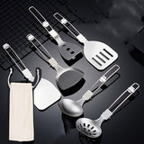 304 Stainless Steel Folding Camping Utensil Set