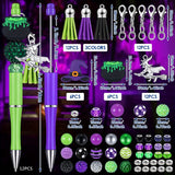 NNETM 12pcs Halloween Witch-Themed Bead Kit